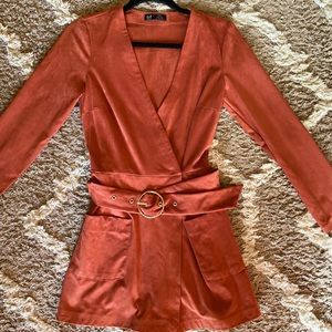 Woman’s TRF Long-sleeve Skort Romper Sz. S